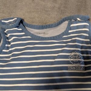 Woolino Blue Striped Kids Pajama Sleep Sack